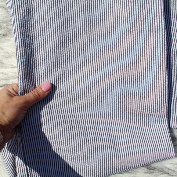 Ann Taylor LOFT Striped Cotton Pants Size 6 - Picture 4 of 8